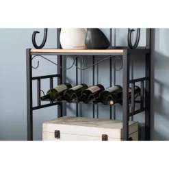 Praha Bakers Rack Black - Boraam -Cozy Living Deals Store GUEST b21b32e6 de8e 4bb8 8261 297784463384