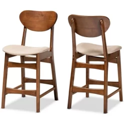 2pc Katya Fabric Upholstered And Wood Counter Height Barstool Set - Baxton Studio 16 2pc Katya Fabric Upholstered And Wood Counter Height Barstool Set - Baxton Studio -Cozy Living Deals Store GUEST b333df01 fb3c 48cd 9aef fd12a0fc9466