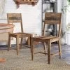 2pk Hoverton Open Back Mango Wood Dining Chairs Warm Natural Tone - Furniture Of America