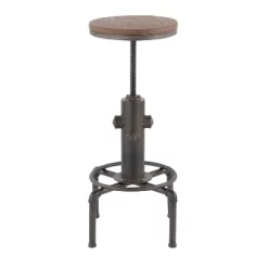 Hydra Industrial Adjustable Barstool - LumiSource -Cozy Living Deals Store GUEST b3db0ca6 db96 4546 aaf8 bdd289aff8d9