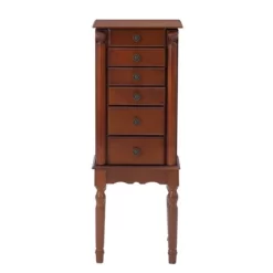 Wylie Jewelry Armoire Cherry Red - Powell Company -Cozy Living Deals Store GUEST b3ec66ec bda8 4c85 895b eb8cf404fbdf
