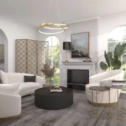 Modern Metal Filigree Room Divider Screen Gold - Olivia & May -Cozy Living Deals Store GUEST b3f1cfc8 94c1 428e a8b0 62fe8ed162fa