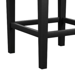 Cassidy Wood Upholstered Backless Counter Height Stool Black/Charcoal Velvet - Hillsdale Furniture -Cozy Living Deals Store GUEST b4d8aad7 3404 45ee 9a92 dda068c028bb