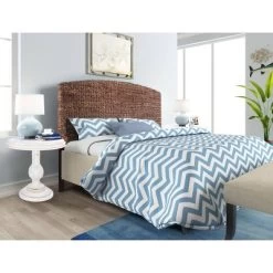 King Estern Banana Leaf Panel Headboard Dark Brown - Summerland Home -Cozy Living Deals Store GUEST b556b42a 4ec4 461b ae91 39a769dde82a