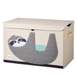 3 Sprouts Collapsible Toy Chest Storage Bin With Lid And Bookshelf Rack For Baby And Toddler Bedroom Or Playroom, Sloth Print Design -Cozy Living Deals Store GUEST b5607d14 8ee3 49f3 b9b3 a2c6f4964b61