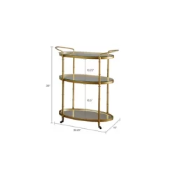Lauren Bar Cart Antique Gold -Cozy Living Deals Store GUEST b575c1bc f874 49e0 aa31 6950ca99e266