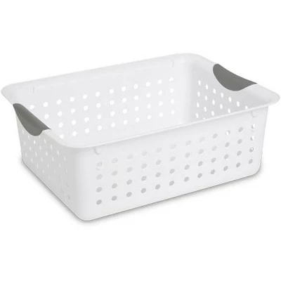 Sterilite Medium & Small Ultra Plastic Storage Bin Organizer Basket (18 Pack) 4 Sterilite Medium & Small Ultra Plastic Storage Bin Organizer Basket (18 Pack) - Image 4