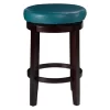 Maya Swivel Backless Counter Height Barstool - Linon