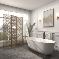 Modern Metal Filigree Room Divider Screen Gold - Olivia & May -Cozy Living Deals Store GUEST b67d6702 5ebc 4704 abe0 7f5cdaa2719e