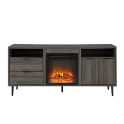Ronan Modern Storage With Electric Fireplace TV Stand For TVs Up To 65" - Saracina Home -Cozy Living Deals Store GUEST b706d540 dab6 4171 93de 408c264fa232