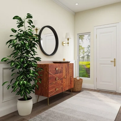 Modern Metal Buffet Brown - Olivia & May 14 Modern Metal Buffet Brown - Olivia & May - Image 14