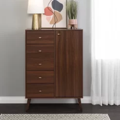 Milo Mid-Century Modern 5 Drawer Chest With Door - Prepac 25 Milo Mid-Century Modern 5 Drawer Chest With Door - Prepac -Cozy Living Deals Store GUEST b7651d9f a4aa 4efe 8a56 b2fcc0242069