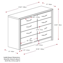 Newport 8 Drawer Dresser - CorLiving -Cozy Living Deals Store GUEST b76830ff 25e5 4e6e 9ff8 bb1b95715371