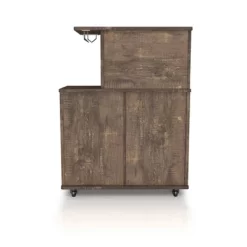 Morse Farmhouse Mobile Wine Cabinet Reclaimed Oak - HOMES: Inside + Out -Cozy Living Deals Store GUEST b7fbcad6 077e 43d1 b1d6 8b80f5c79452