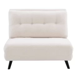 Roveen Fold Out Chair White - Powell Company -Cozy Living Deals Store GUEST b7fd5155 7d3e 4e61 83f6 ebcd033ca1bb