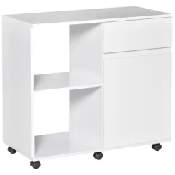 HOMCOM Filing Cabinet/Printer Stand With Open Storage Shelves, For Home Or Office Use, Including An Easy Drawer -Cozy Living Deals Store GUEST b8026186 5533 4d2f b144 f27ac4ce3707