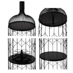 Vintiquewise Creative Bottle Shaped Black Wine Holder Rack Holder For Dining Room, Office, And Entryway -Cozy Living Deals Store GUEST b84c52fe 21ae 46e3 9fd7 72fc065ecb00