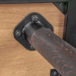 Coco Dining Table Rustic Oak/Brown - Armen Living -Cozy Living Deals Store GUEST b86a6972 b9a6 4b4a b9eb f59ad3c99afb