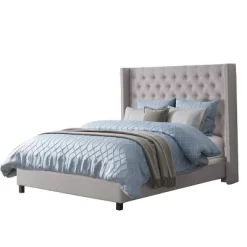 Queen Fairfield Tufted Fabric Bed With Wings - CorLiving 11 Queen Fairfield Tufted Fabric Bed With Wings - CorLiving -Cozy Living Deals Store GUEST b8d20cd4 10fe 4001 a2ee 9143a8a1a183