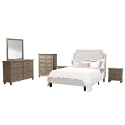 6pc Queen Angelique Bedroom Set With Upholstered Platform Bed - Abbyson Living -Cozy Living Deals Store GUEST b90259b7 a2b1 4872 a815 cd32f48f687d
