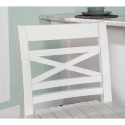 Bristol Barstool White - Powell Company -Cozy Living Deals Store GUEST ba2556d0 321c 4721 9120 30684b7e7e5d