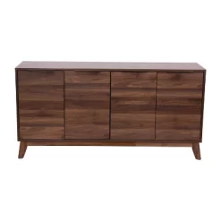 60" Haisley Mid-Century Modern Storage Buffet TV Stand For TVs Up To 64" With Adjustable Shelves Dark Walnut - Taylor & Logan -Cozy Living Deals Store GUEST ba4c80ff de0b 4da2 835c 0f0bbf9fc979