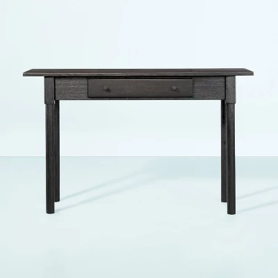 Wood Turned Leg Console Table With Drawer - Black - Hearth & Hand™ With Magnolia 2 Wood Turned Leg Console Table With Drawer - Black - Hearth & Hand™ With Magnolia - Image 2