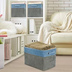 Sorbus 3pk Twill Storage Basket Set Aqua -Cozy Living Deals Store GUEST ba77db58 4715 4fcd b7dd 1501ce76ad73