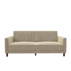 Isabella Tufted Transitional Futon - Room & Joy -Cozy Living Deals Store GUEST ba868680 a4d1 4f5f 81fd 1f58e47bf38c
