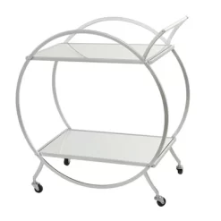 Contemporary Glam Metal Bar Cart - Olivia & May -Cozy Living Deals Store GUEST baedd920 4ebd 42d0 8552 f19a34fb743d