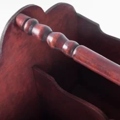 Quickway Imports Handcrafted Decorative Wooden Magazine Rack With Handle -Cozy Living Deals Store GUEST bb3aa0ca 87c2 4a9b bb26 34896deee5ee