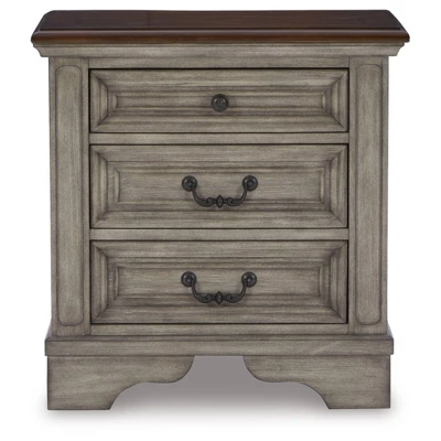 Lodenbay Nightstand Black/Gray - Signature Design By Ashley 3 Lodenbay Nightstand Black/Gray - Signature Design By Ashley - Image 3