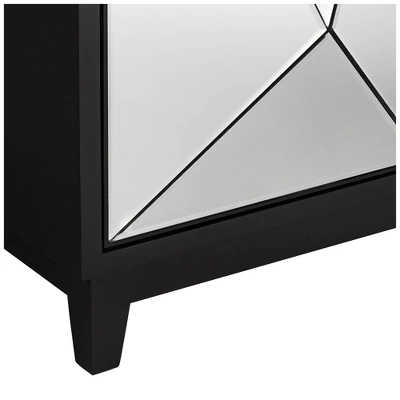 Studio 55D Bradley 36" 2-Door Mirrored Accent Cabinet 4 Studio 55D Bradley 36" 2-Door Mirrored Accent Cabinet - Image 4