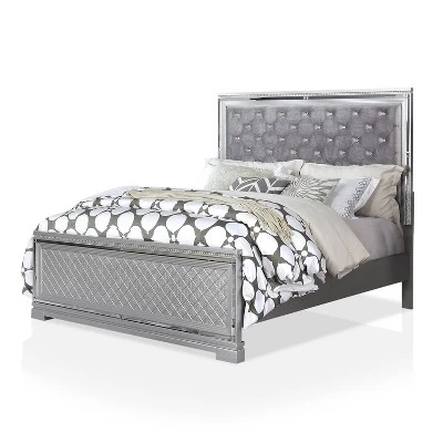 6pc Tenaya Bedroom Set Silver/Gray - HOMES: Inside + Out 13 6pc Tenaya Bedroom Set Silver/Gray - HOMES: Inside + Out - Image 13