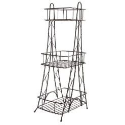 Three Tier Ville Des Lumieres Collection Eiffel Tower Spa Tower Bronze - ELLE DECOR -Cozy Living Deals Store GUEST bc0bdd30 e3ea 40c9 a40c 19ae812700b7