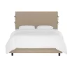 Meridan Slipcover Linen Bed - Skyline Furniture