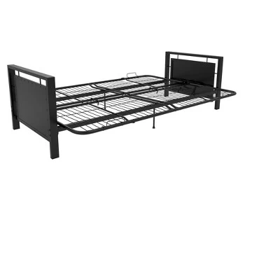 DHP Henley Metal Arm Futon Frame Black Metal - Dorel Home Products 1 DHP Henley Metal Arm Futon Frame Black Metal - Dorel Home Products