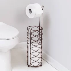 Honey-Can-Do Freestanding Toilet Paper Holder Oil Rubbed Bronze -Cozy Living Deals Store GUEST bcac3ae5 f2b6 45e0 8378 5948feed49bd