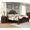 2pc Queen Mullberry Traditional Bedroom Set Brown Cherry/Espresso - HOMES: Inside + Out