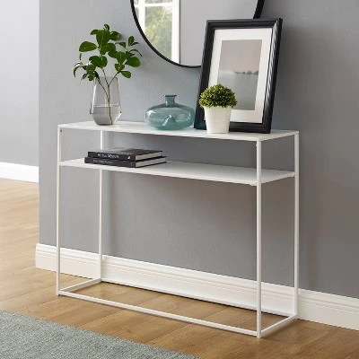 Braxton Console Table White - Crosley 1 Braxton Console Table White - Crosley