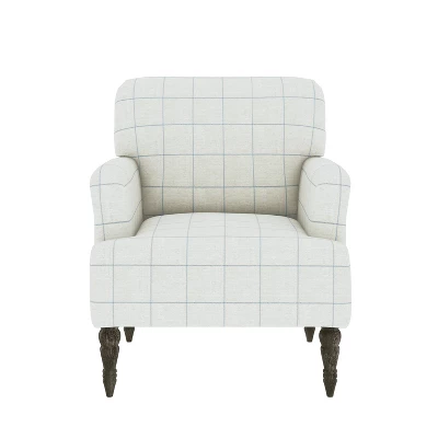 Everlee Armchair With Gray Wash Legs - Handy Living 7 Everlee Armchair With Gray Wash Legs - Handy Living - Image 7