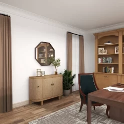 Traditional Carved Wood Curved Cabinet Brown - Olivia & May -Cozy Living Deals Store GUEST bd60ad80 a88f 4bfa aee9 0d650460b5d0