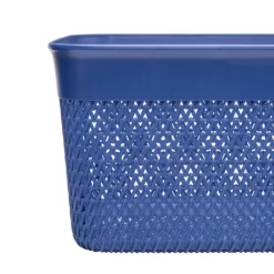 Life Story 16 Quart Lightweight Heavy Duty Woven Trendy Storage Organizer Holder Bin Basket W/ Built In Handles For Household Storage, Blue (12 Pack) -Cozy Living Deals Store GUEST bdc1602a 8982 4189 b4cc 8e88b7020722