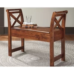 Abbonto Accent Bench Warm Brown - Signature Design By Ashley