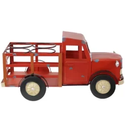 Sunnydaze Decor Sunnydaze Rustic Truck Metal Wine Rack - Red -Cozy Living Deals Store GUEST bf14f48a bf8e 485a bd1c 1ecaec9ba97e