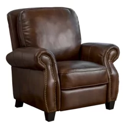 Torreon Faux Leather Recliner Club Chair Dark Brown - Christopher Knight Home -Cozy Living Deals Store GUEST bf758b12 2901 4269 8135 7912cbedc659