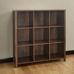 ClosetMaid Wooden Adjustable 9 Cube Organizer Bedroom Storage Cubicle Shelf Bookcase For Home Organization, Dark Chestnut -Cozy Living Deals Store GUEST bfc77c8e 41a9 4c49 a06d c463cb687a7c