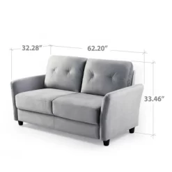 62" Ricardo Loveseat Sofa - Zinus -Cozy Living Deals Store GUEST c0062b72 4881 4eae 997e dae316d3a0af