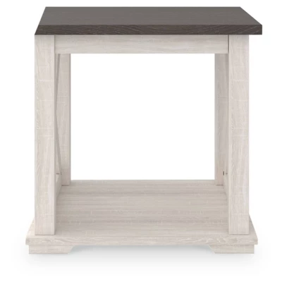 Dorrinson End Side Table White/Black/Gray - Signature Design By Ashley 4 Dorrinson End Side Table White/Black/Gray - Signature Design By Ashley - Image 4