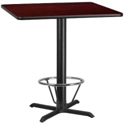Flash Furniture 42'' Square Laminate Table Top With 33'' X 33'' Bar Height Table Base And Foot Ring 7 Flash Furniture 42'' Square Laminate Table Top With 33'' X 33'' Bar Height Table Base And Foot Ring -Cozy Living Deals Store GUEST c166b8b4 6395 41d2 a855 e48b693271ac
